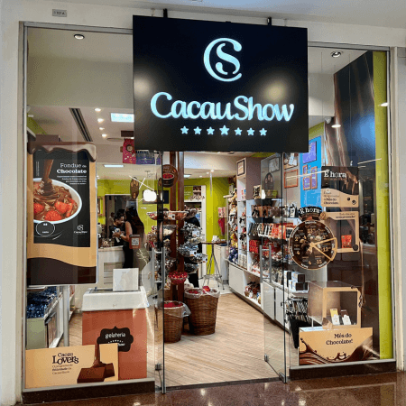 Logo da loja cacau show